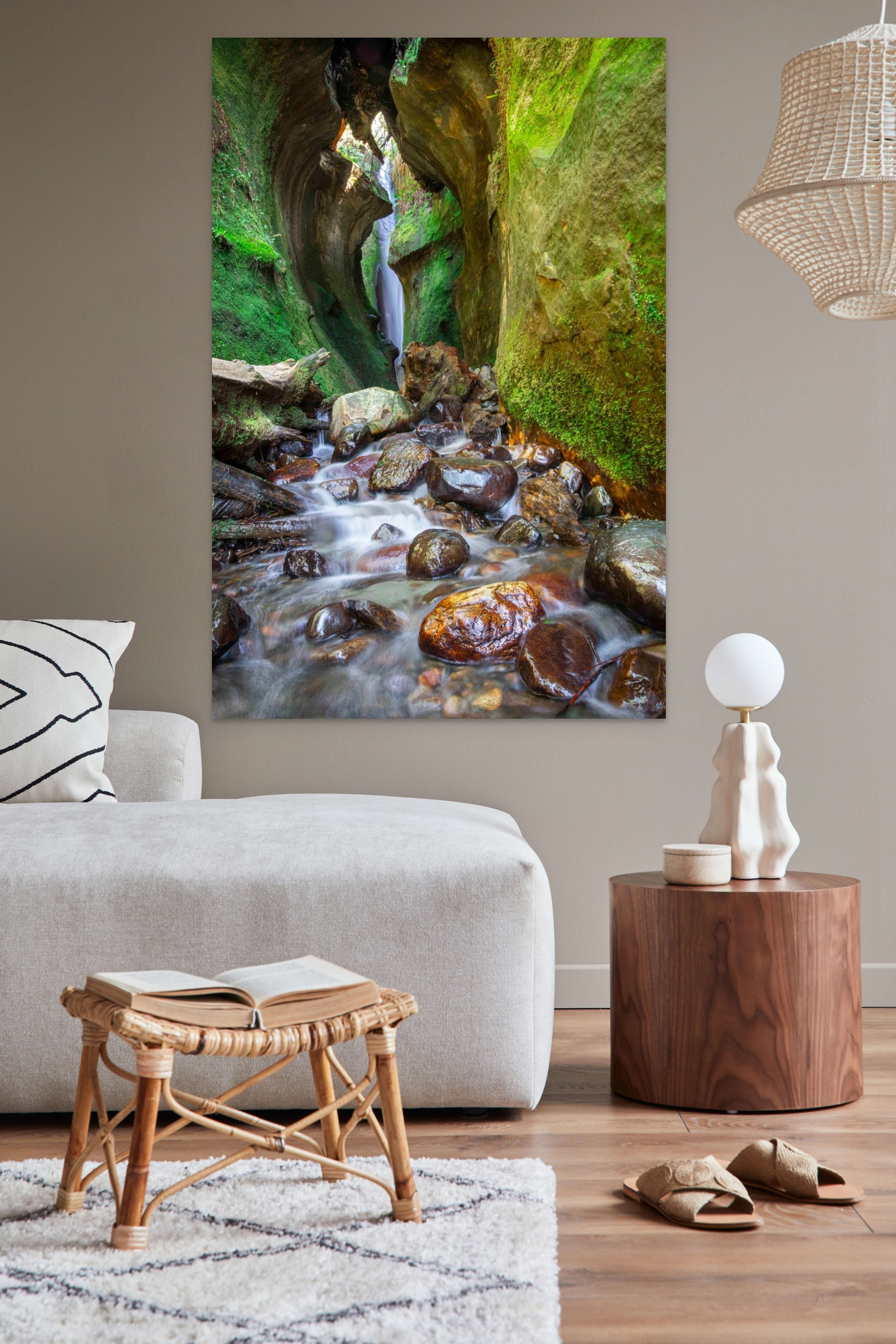 Hidden Sombrio Waterfall 40x60"