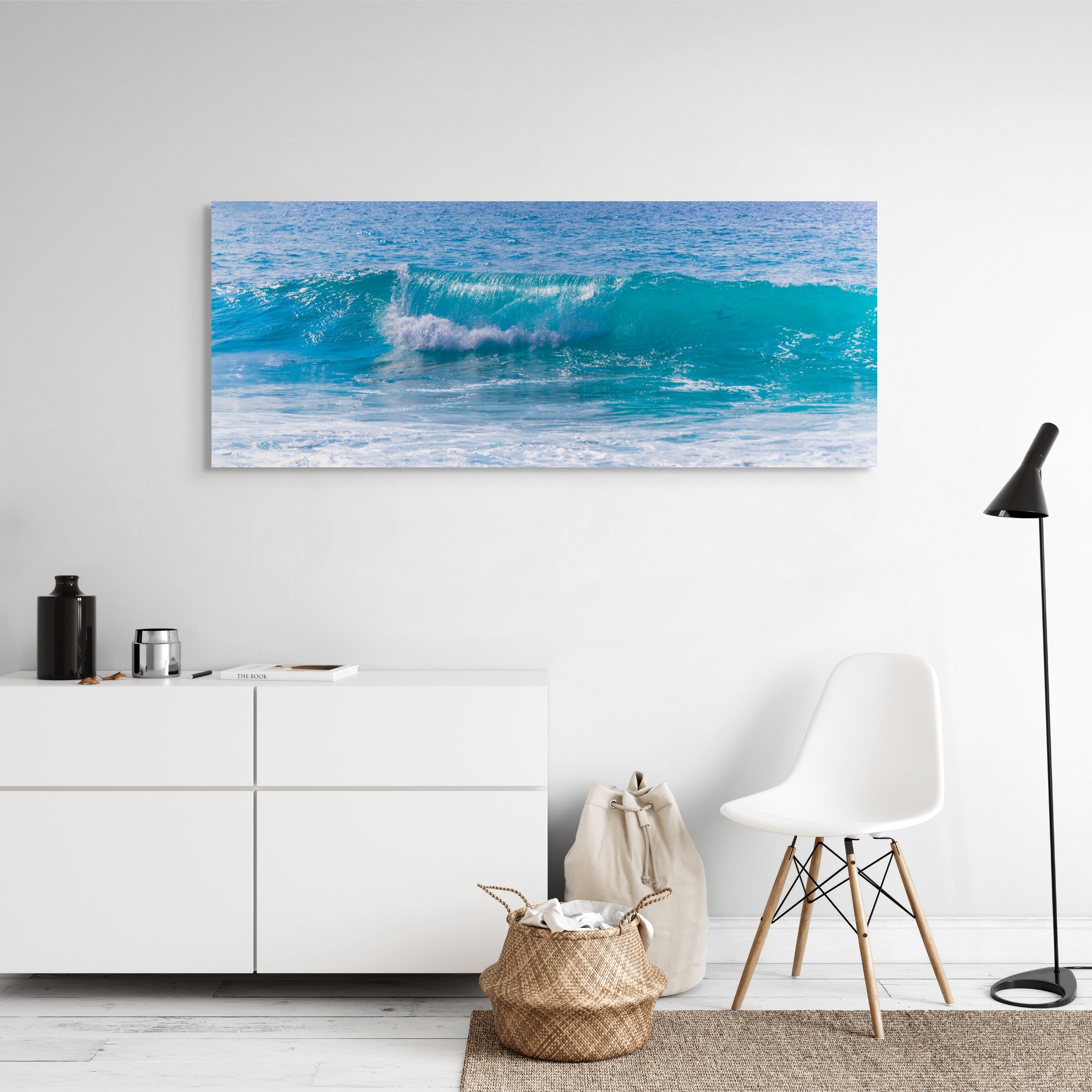 Blue Wave Panorama 24x60"