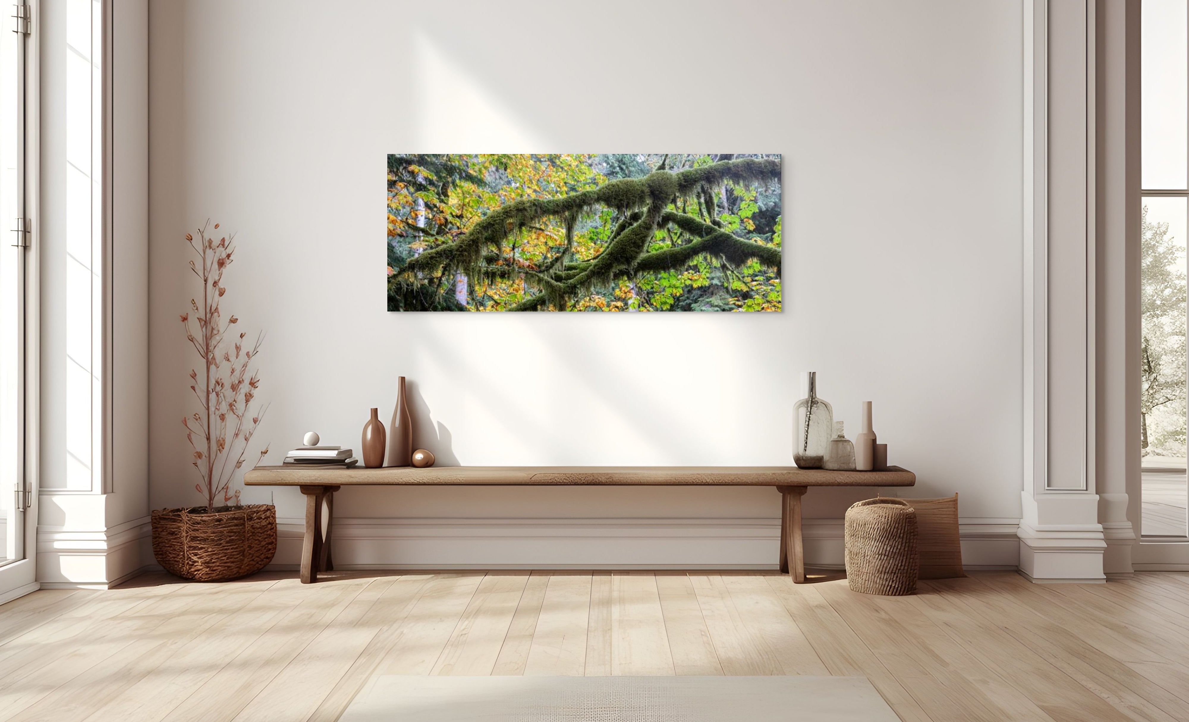 Mossy Branches, Panorama 24x60"