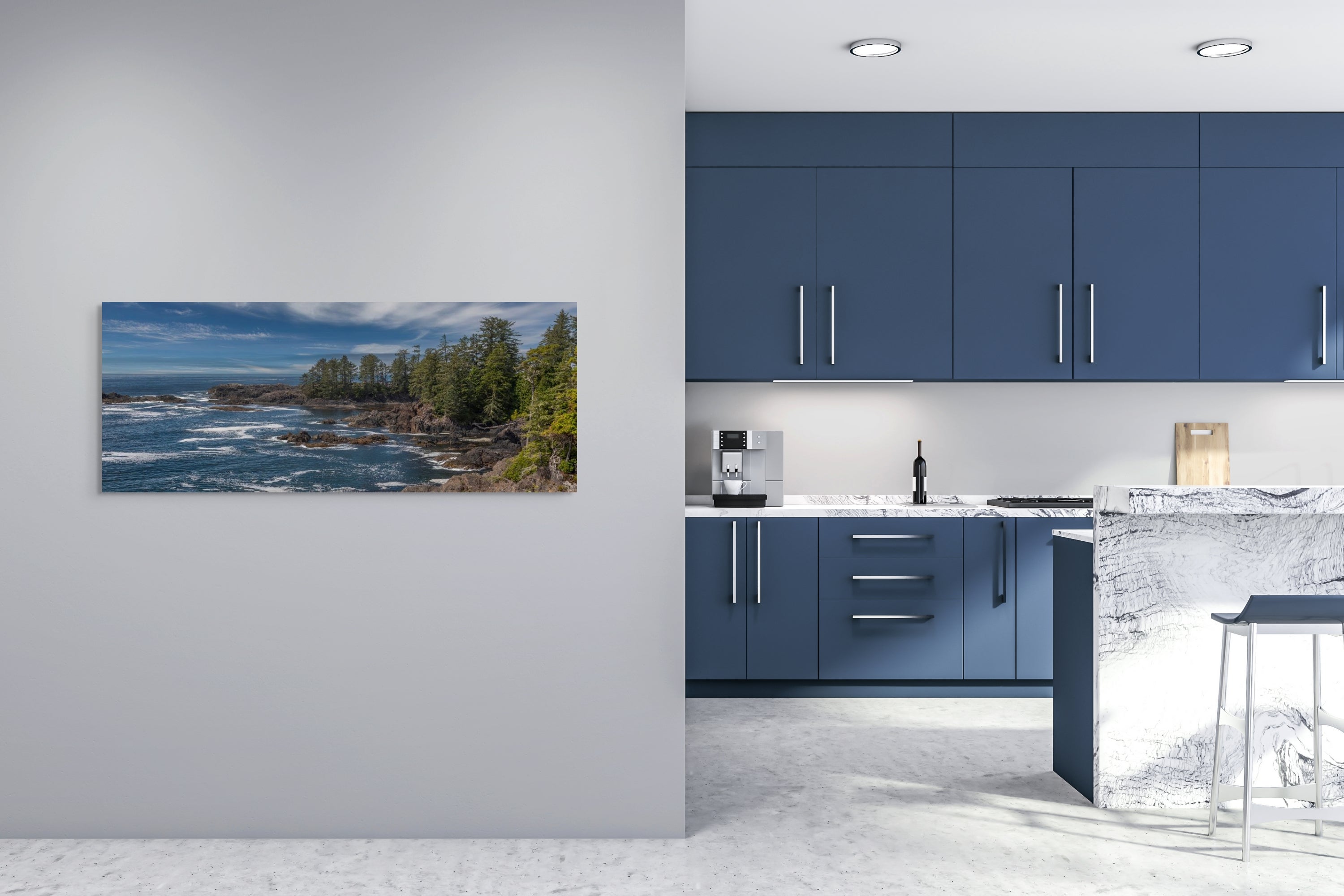 Windblown Wild Pacific Panorama 24x60"