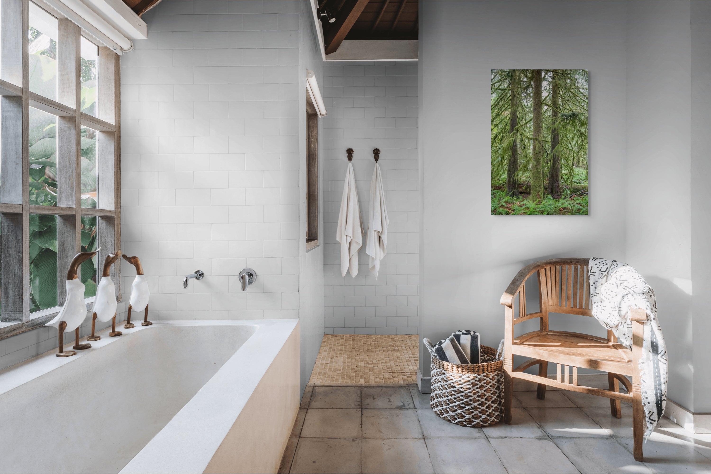 Mossy Tree Trio 24x36"