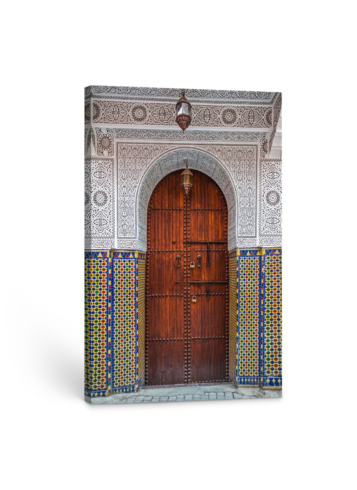 Yellow Tiled Moroccan Door 24x36"